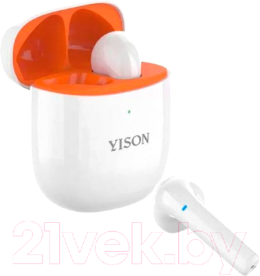 Беспроводные наушники Yison TWS-T10 (белый)