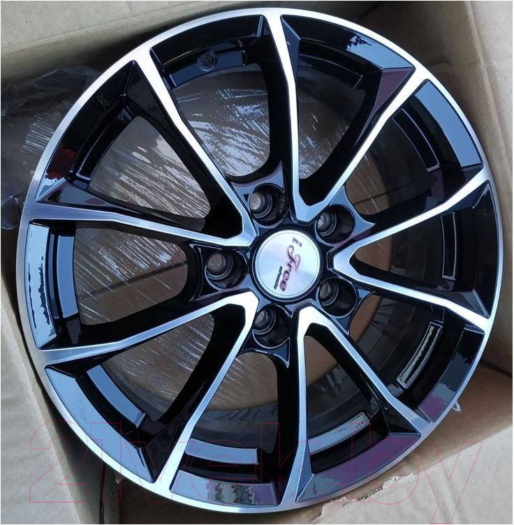 Литой диск iFree Джет 16x6.5" 5x112мм DIA 57.1мм ET 46мм Black Jack — фото 2