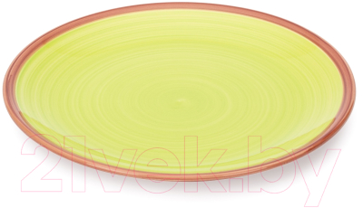 Тарелка столовая обеденная Fioretta Wood Green TDP450