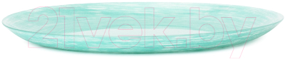 Тарелка столовая обеденная Luminarc Brush Mania Turquoise Q5955