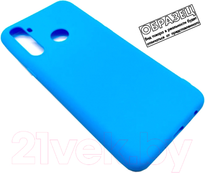 Чехол-накладка Case Matte для Realme 6 (голубой)
