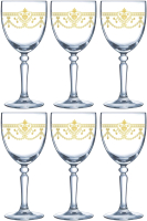 Набор бокалов Cristal d'Arques Dampierre Gold H8620 - 