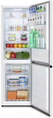 Холодильник с морозильником Lex RFS 203 NF WH