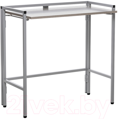 Обеденный стол Импэкс Leset Энзо 800 (серый/атлас светлый)