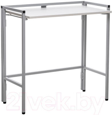 Обеденный стол Импэкс Leset Энзо 800 (серый/бетон пайн светлый)