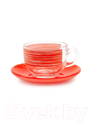 Набор для чая/кофе Luminarc Brushmania Red P8983