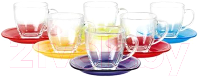 Набор для чая/кофе Luminarc Carine Rainbow N4217