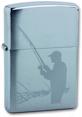 Зажигалка Zippo Brushed Chrome Fisherman / 200