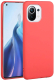 Чехол-накладка Case Matte для Xiaomi Mi 11 (красный) - 