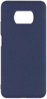 Чехол-накладка Case Matte для Poco X3/X3 Pro (темно-синий) - 