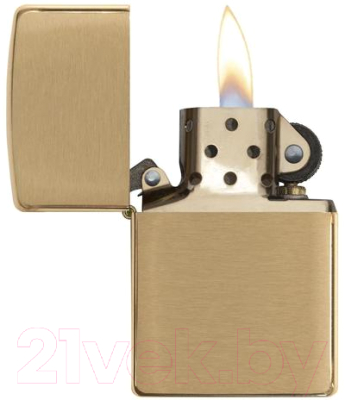 Зажигалка Zippo Brushed Brass / 204B