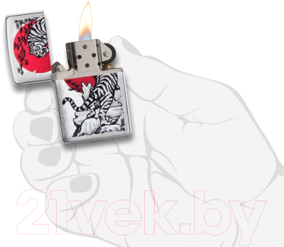 Зажигалка Zippo Asian Tiger Design / 29889