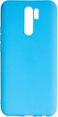 Чехол-накладка Case Matte для Redmi 9 (голубой)