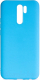 Чехол-накладка Case Matte для Redmi 9 (голубой) - 