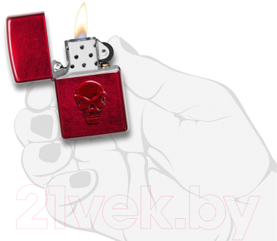 Зажигалка Zippo Candy Apple / 21186 (красный)