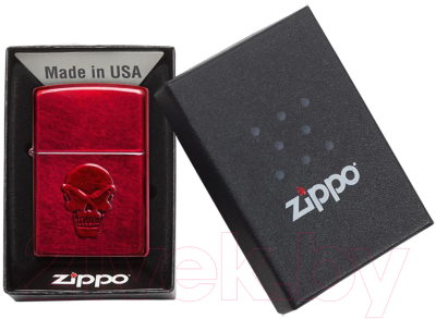 Зажигалка Zippo Candy Apple / 21186 (красный)