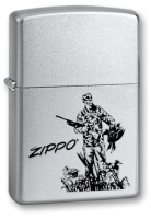 Зажигалка Zippo Duck Hunting / 205 (матовый серебристый) - 