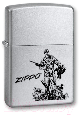Зажигалка Zippo Duck Hunting / 205 (матовый серебристый)