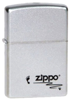 Зажигалка Zippo Footprints / 205 (матовый серебристый) - 