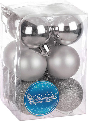 

Набор шаров новогодних, PB4-12SMB-S / 001541