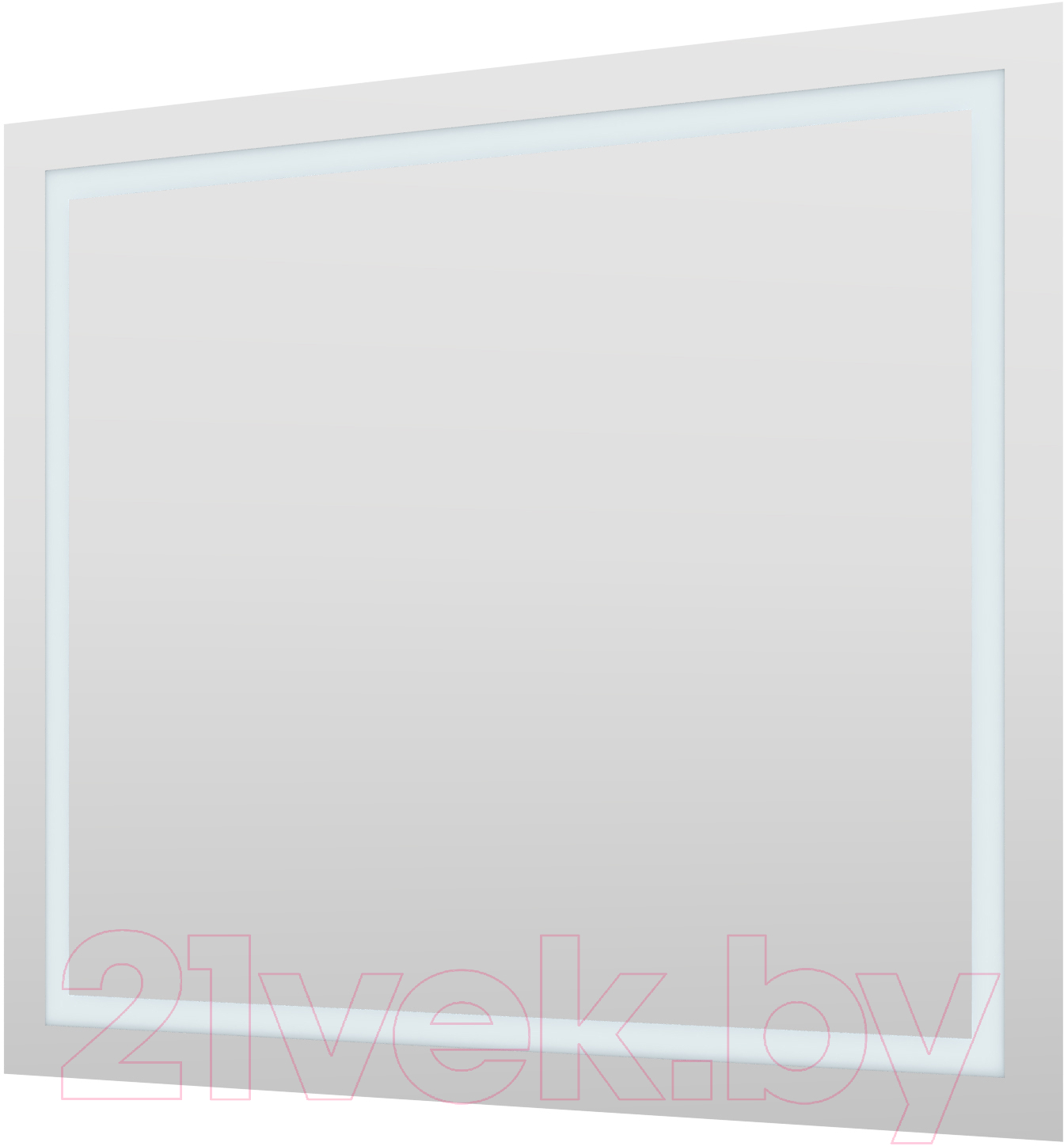 Зеркало Пекам Astra 1 100x80 / astra1-100x80spcl (с подсветкой, сенсором на прикосновение, подогревом и часами)