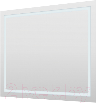 Зеркало Пекам Astra 1 100x80 / astra1-100x80spcl (с подсветкой, сенсором на прикосновение, подогревом и часами)