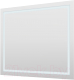 Зеркало Пекам Astra 1 100x80 / astra1-100x80spcl (с подсветкой, сенсором на прикосновение, подогревом и часами) - 