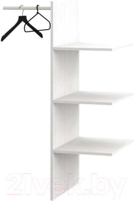 Комплект полок Мебель-Неман Тиволи МН-035-22 (белый текстурный/дуб стирлинг/белый текстурный)