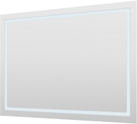 Зеркало Пекам Astra 1 120x80 / astra1-120x80spcl (с подогревом, подсветкой, сенсором на прикосновение и часами) - 