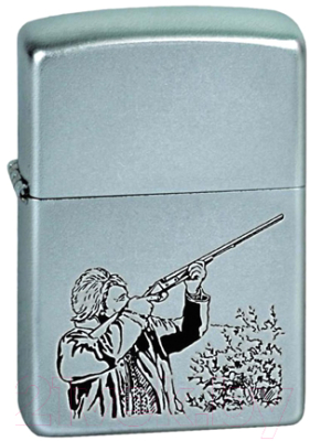 Зажигалка Zippo Hunter / 205 (матовый серебристый)