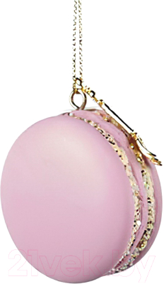 Елочная игрушка Goodwill Xmas 2020 Макарон розовый / D 47136-1