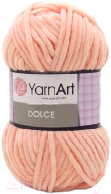 Пряжа для вязания Yarnart Dolce 773 (120м, персиковый)