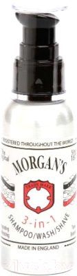 Шампунь для волос Morgans 3 в 1 гель для душа и гель для бритьям M029 (100мл)