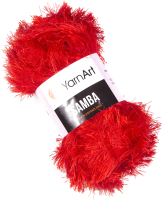 Пряжа для вязания Yarnart Samba 156 (150м, красный) - 