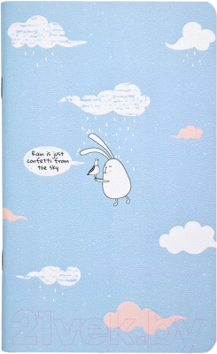 Записная книжка Be Smart Bunny Облака / N2473 (48л, голубой)