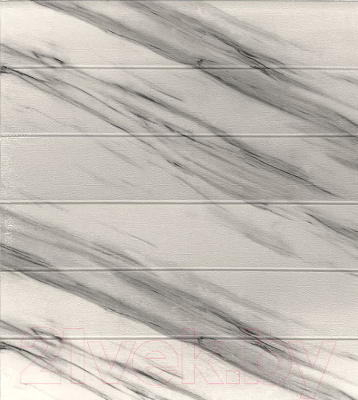 Панель ПВХ Grace Самоклеящаяся Мрамор белый (700x700x4мм)