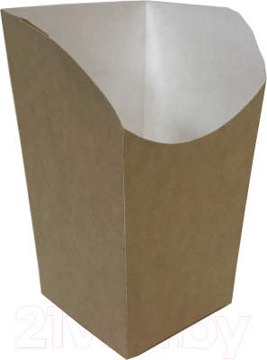Набор коробок упаковочных для еды Gecko Для снеков 400мл (25шт, крафт)
