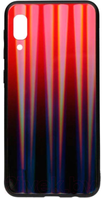 Чехол-накладка Case Aurora для Galaxy A10s (синий/черный)