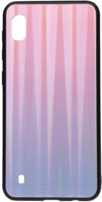 Чехол-накладка Case Aurora для Galaxy A10s (розовый/фиолетовый)