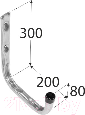 Крюк настенный Domax Тип U HPU 200 / 581411