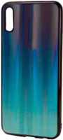 Чехол-накладка Case Aurora для Galaxy Note 10 Plus (синий/черный) - 