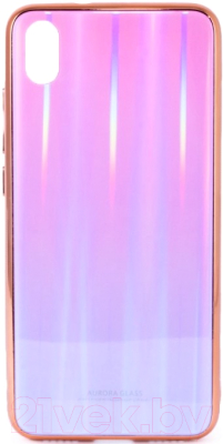 Чехол-накладка Case Aurora для Redmi 7 (розовый/фиолетовый)