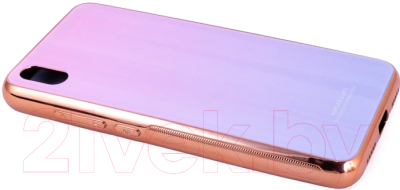 Чехол-накладка Case Aurora для Redmi 7 (розовый/фиолетовый)