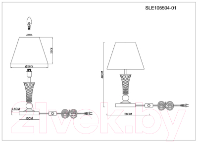 Прикроватная лампа Evoluce Reimo SLE105504-01