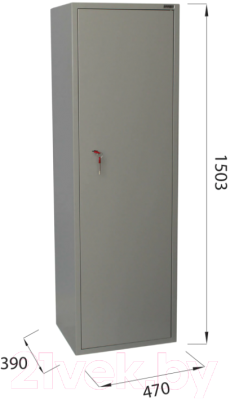 Шкаф металлический Brabix KBS-031Т / 291156