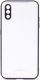Чехол-накладка Case Glassy для Galaxy M01 (белый) - 
