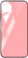 Чехол-накладка Case Glassy для Galaxy A12 (розовый) - 