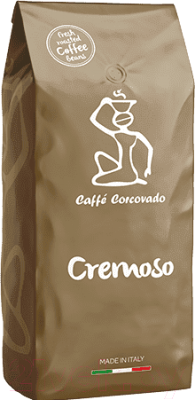 Кофе в зернах Corcovado Cremoso 50% арабика 50% робуста (1кг)