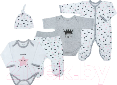 Комплект одежды для малышей Топотушки Звезда / 5-39-56 (розовый)