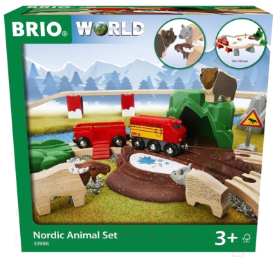 Поезд игрушечный Brio Северная / 33988